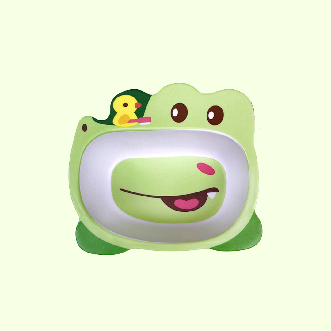 Mealtime Magic Frog Bamboo Fiber Bowl!