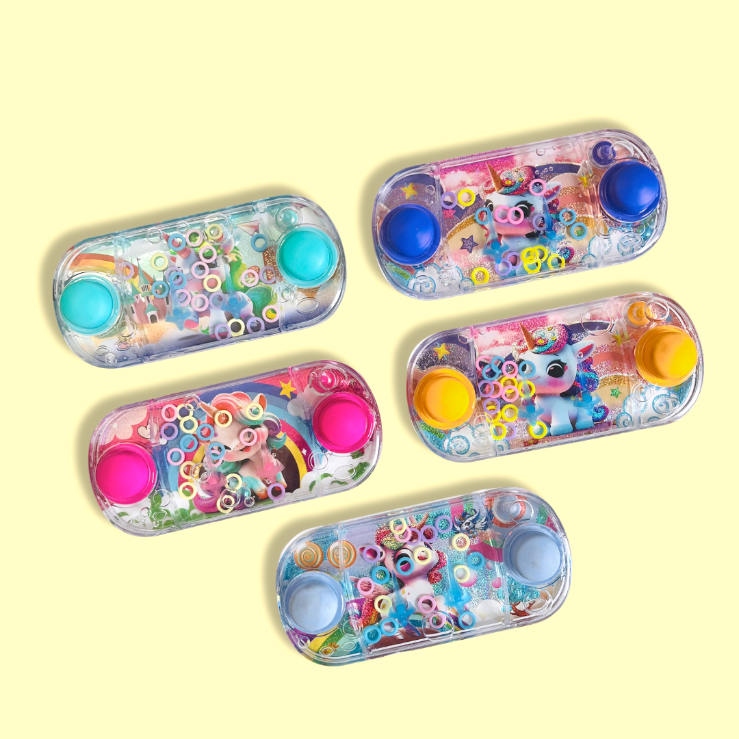 Pocket-Sized Unicorn Water Ring Toss Game