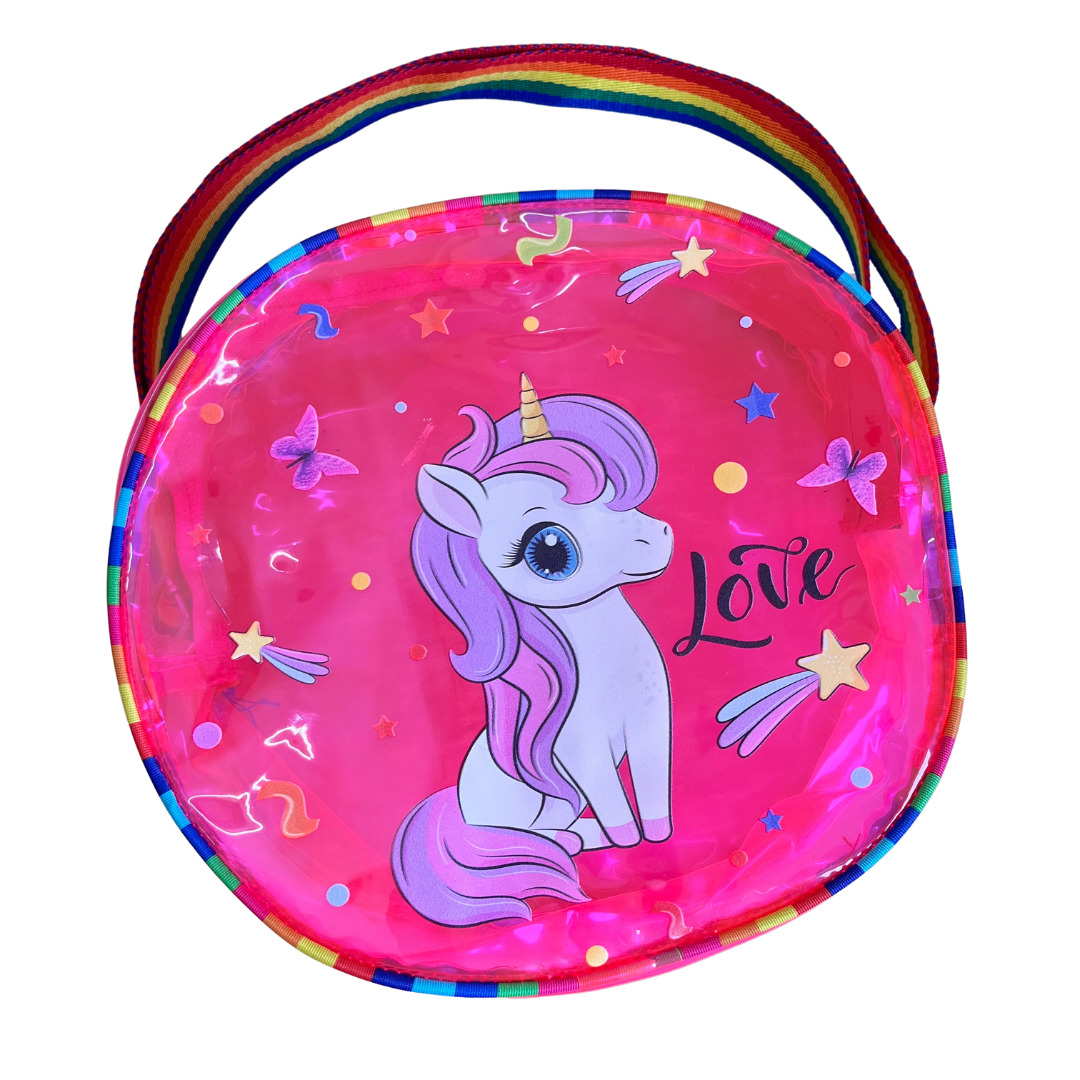 Sparkle On! Cartoon Holographic Sling Bag