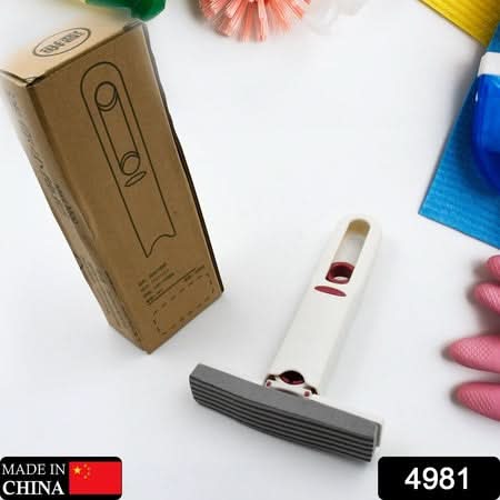 Portable Self-Squeeze Mini Mop – Hand Wash-Free Absorbent Cleaning Tool with 1 Cotton Head