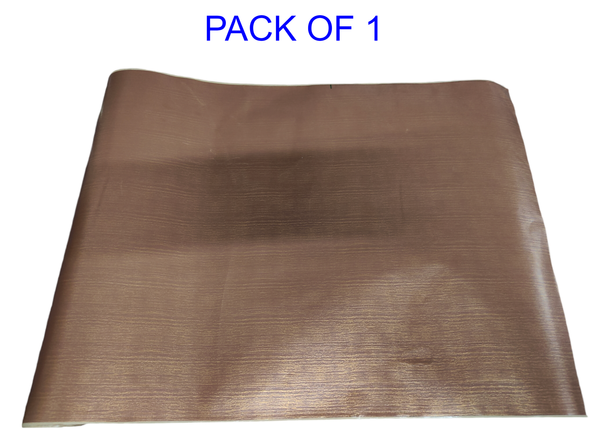 Mopak Decor 1 Meter Shelf adhesive Wallpaper For Wall /Almira,Fridge, Tabletop, kitchen Size - 40 x 100 cm Meter (Pack of 1_Clear Brown)