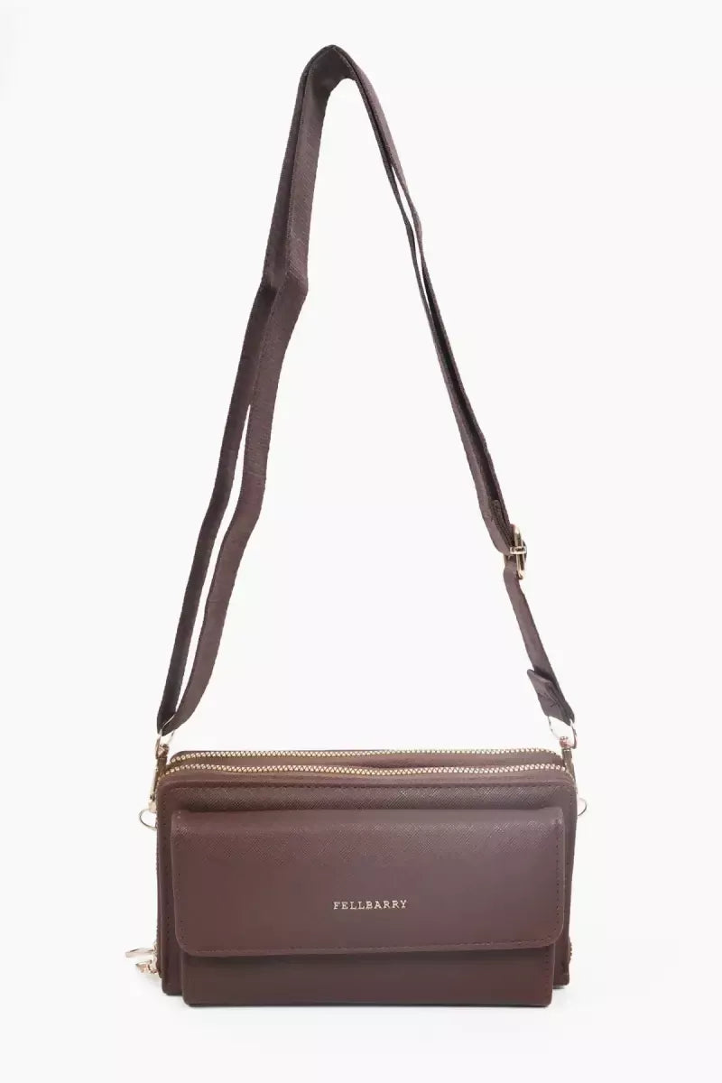 Stylish Sling Bag for Girls & Women - Brown