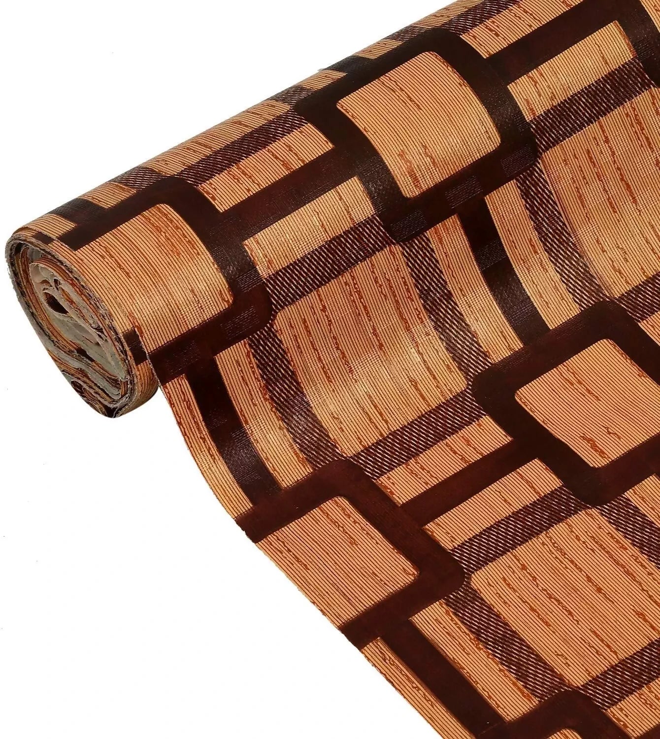 Mopak Decor Shelf Liner used for Wardrobe kitchen cabinet Drawer Slab Roll - (Brown)