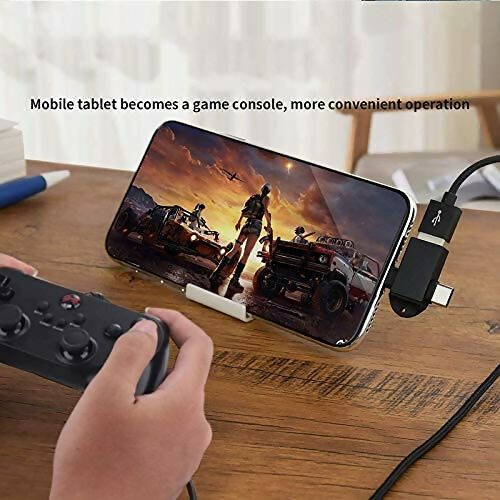 2 in 1 OTG Adapter Cable Micro USB+USB to USB 2.0 Female Connector Cable 1Pcs (Multi Color)