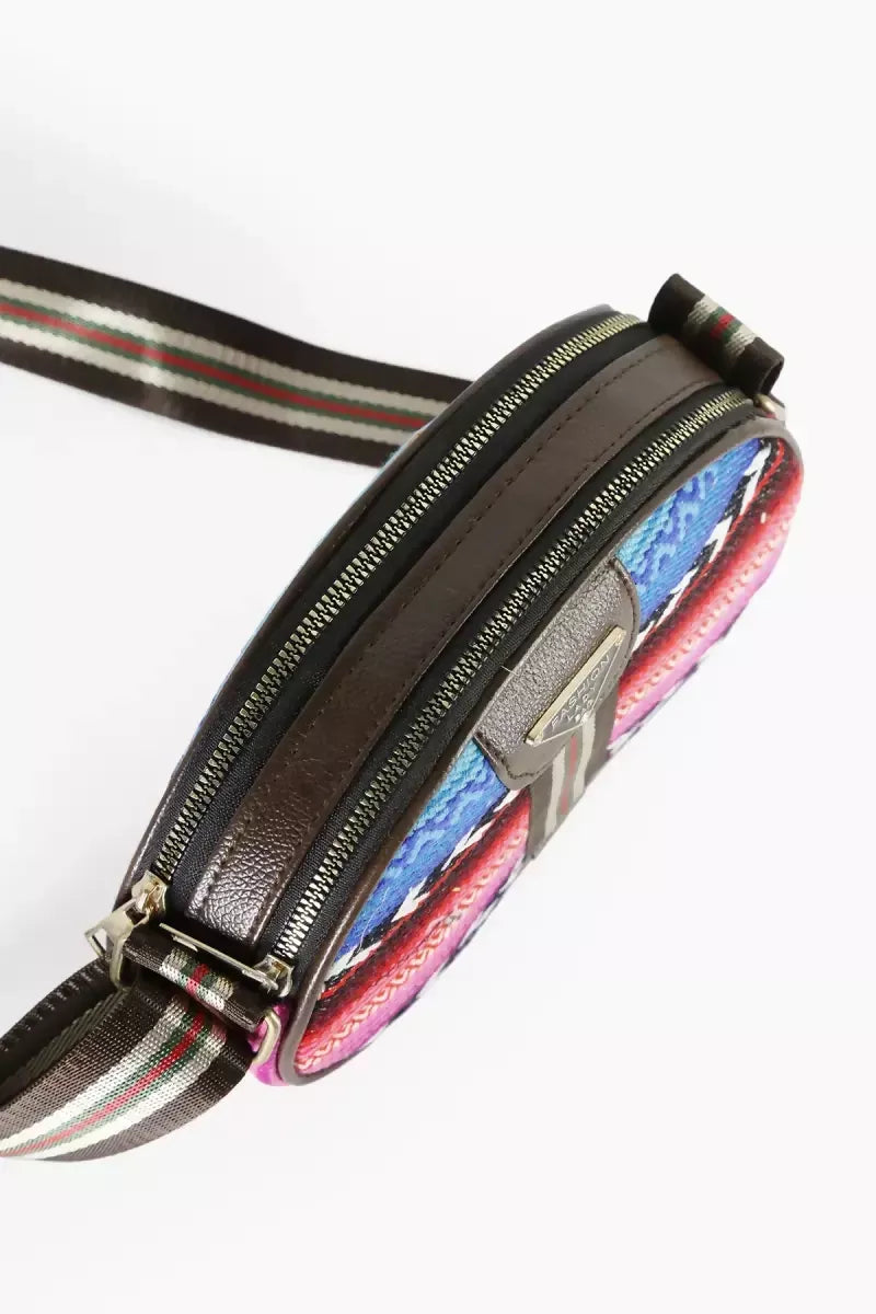 Printed Casual Sling Bag for Girls (Black )