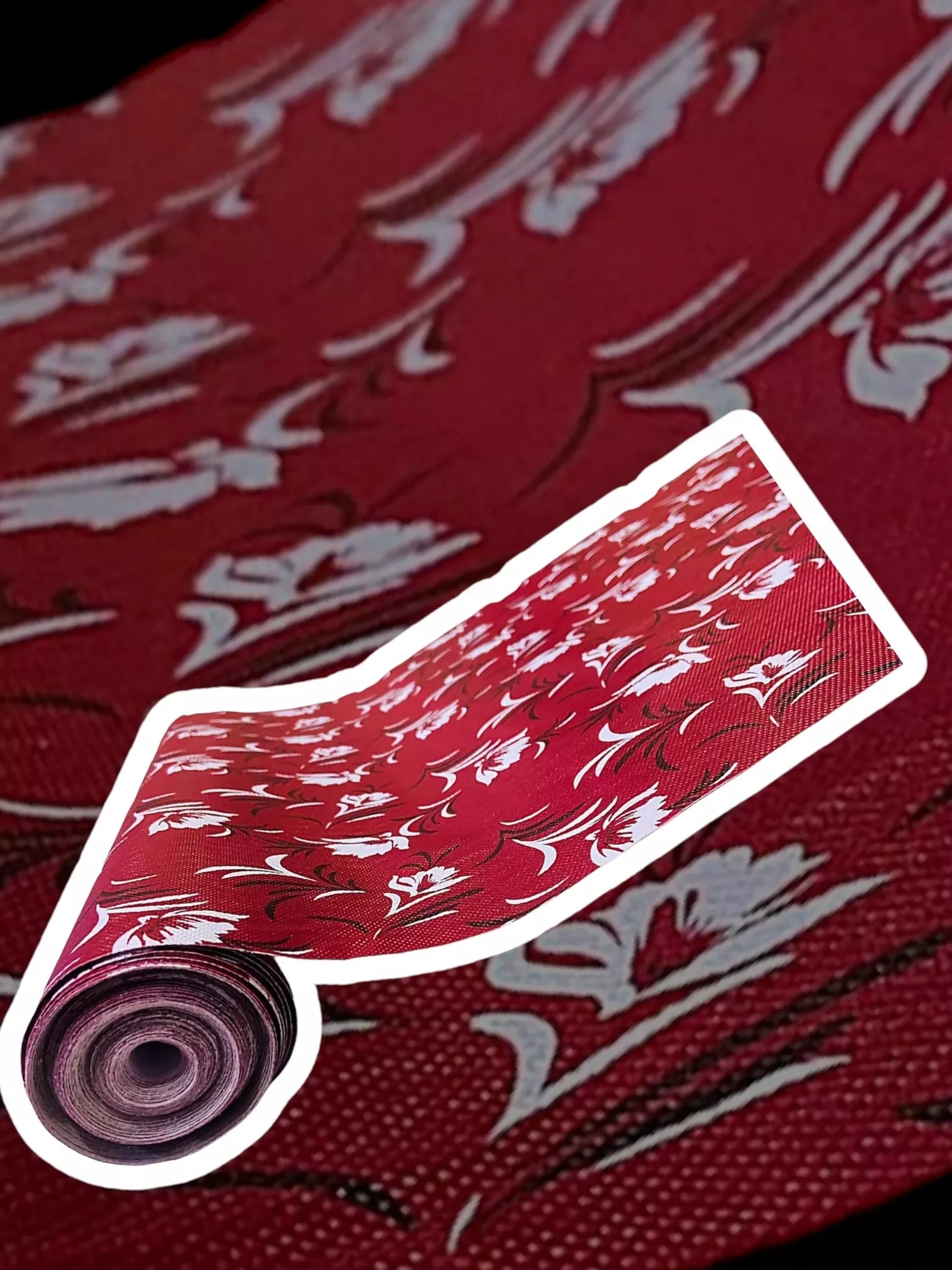 Mopak Decor Shelf Liner 4M used for Wardrobe kitchen cabinet Drawer Slab Roll - ( 45x400cm) (Pink Nalni)