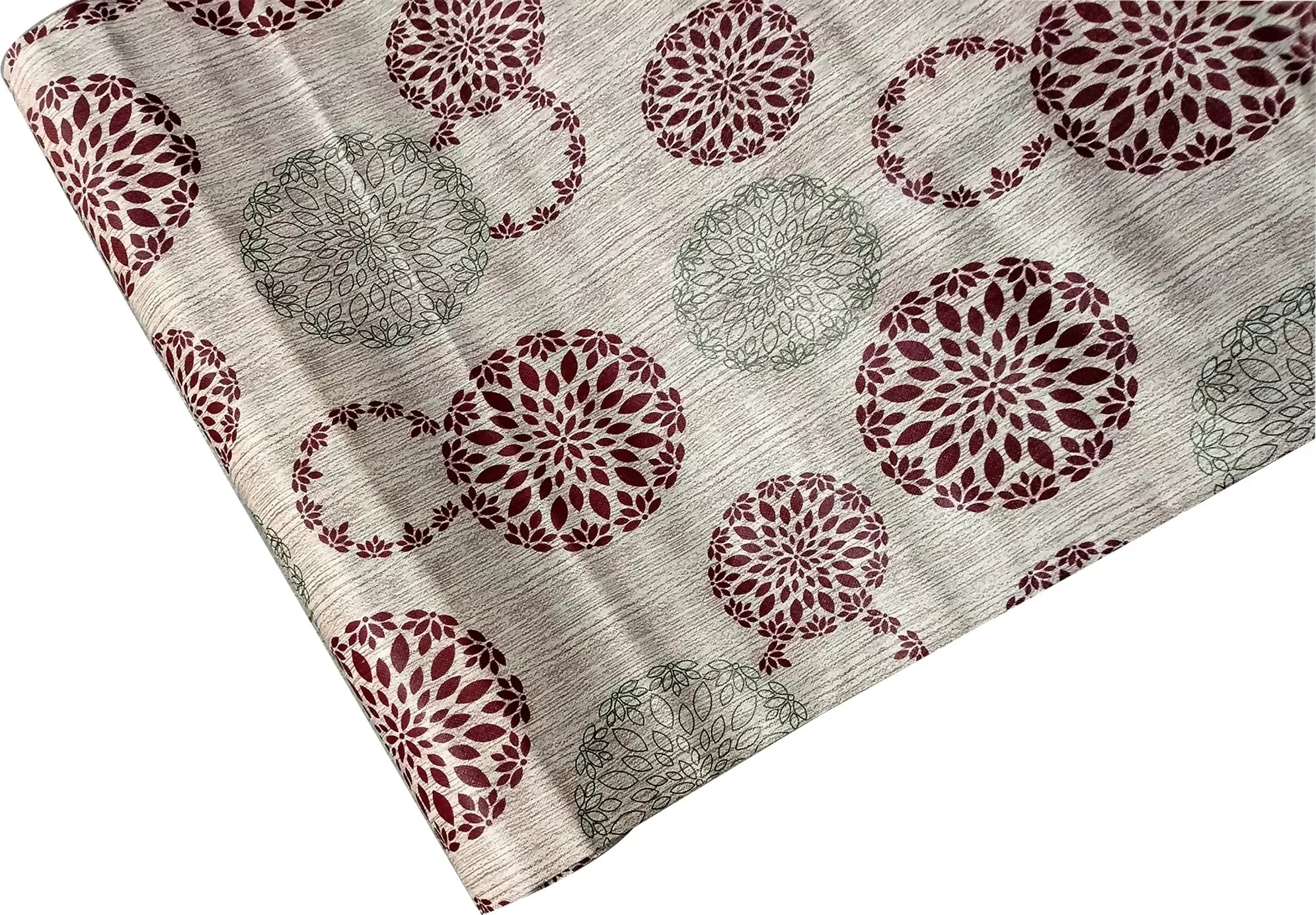 Mopak Decor Polyester Solid Fridge Mat & Cover - 50045 (Brown)