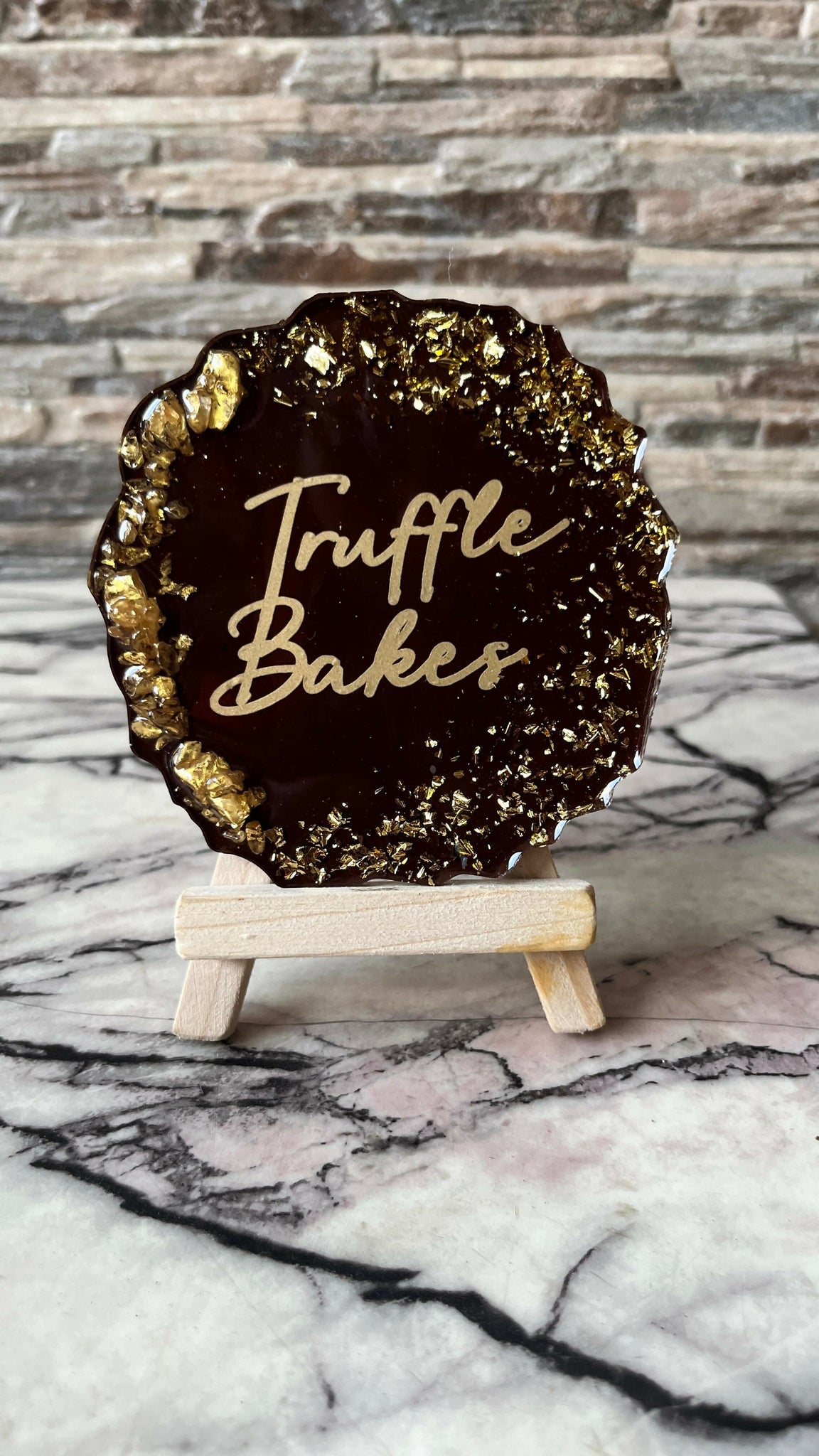 Resin Name logo stand (Customized)