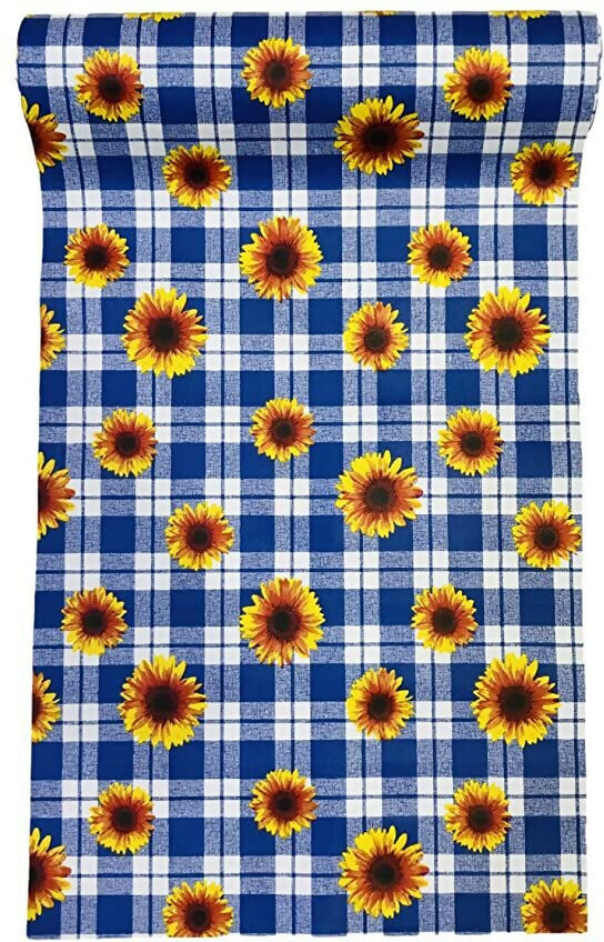 Mopak Decor ShelfLiner used for Wardrobe kitchen cabinet Drawer Slab Roll (Sun Flower)