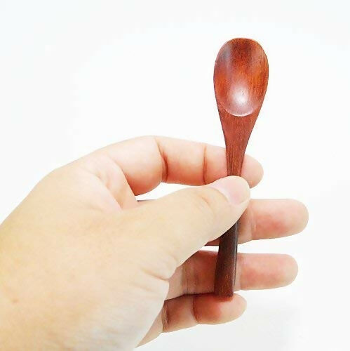 Multispace Handmade Wooden Masala Spoons - Set of 12, Perfect for Tea, Coffee, Sugar, and Spices (4 Inch)