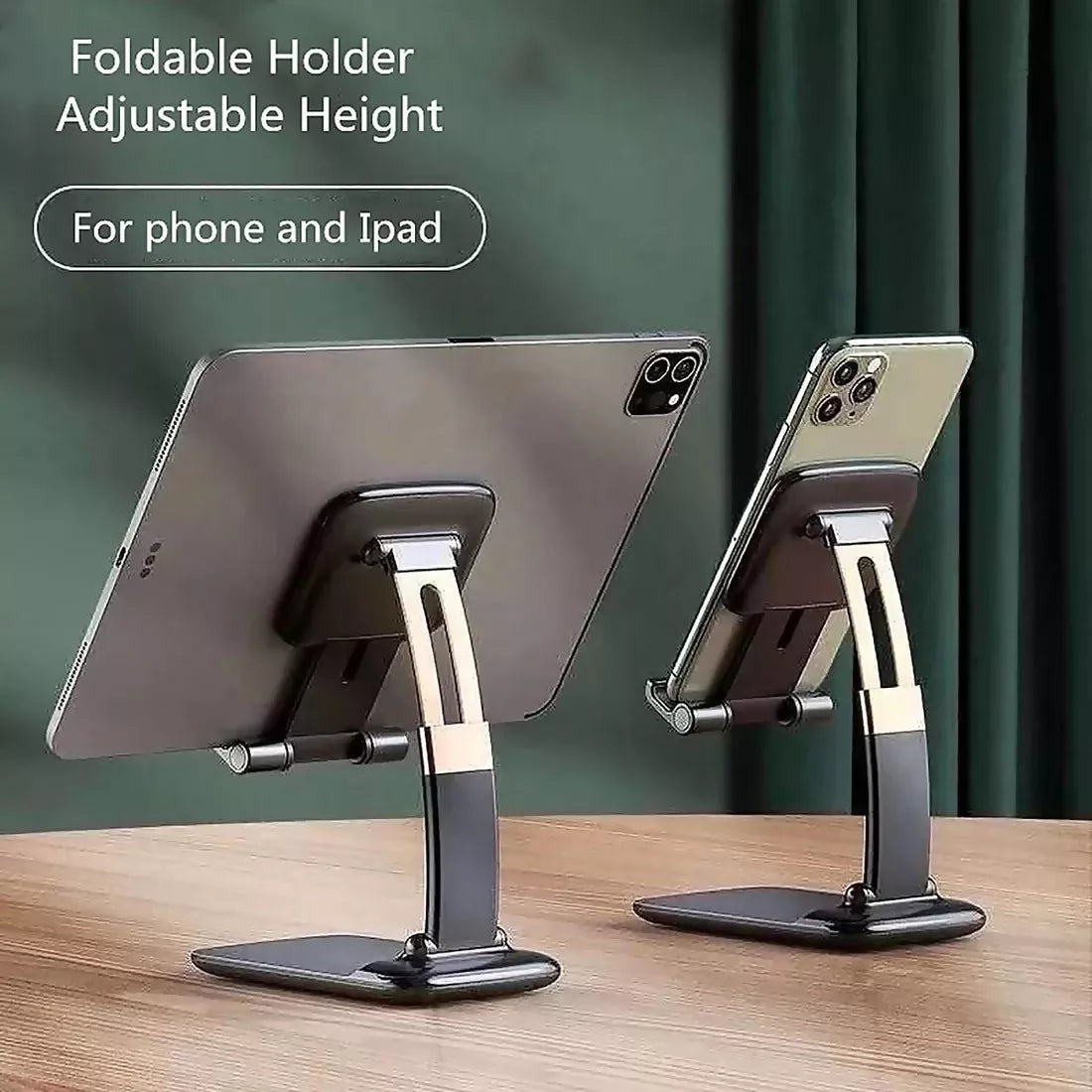 Foldable Phone Holder for Table & Universal Mobile Stand for Desk