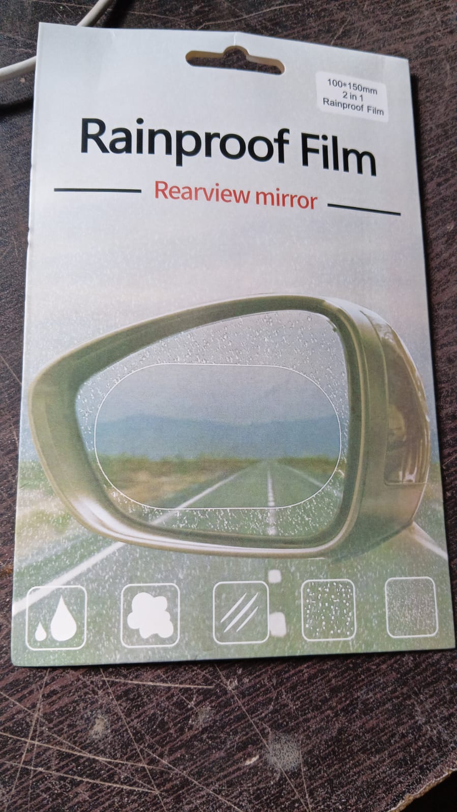 Anti-Fog & Anti-Scratch Rearview Car Mirror Film – HD Clear Protective Sticker for Safe Driving (1 Pc)