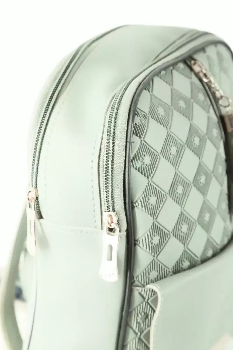 Trendy Casual Backpack for Girls - Sea green