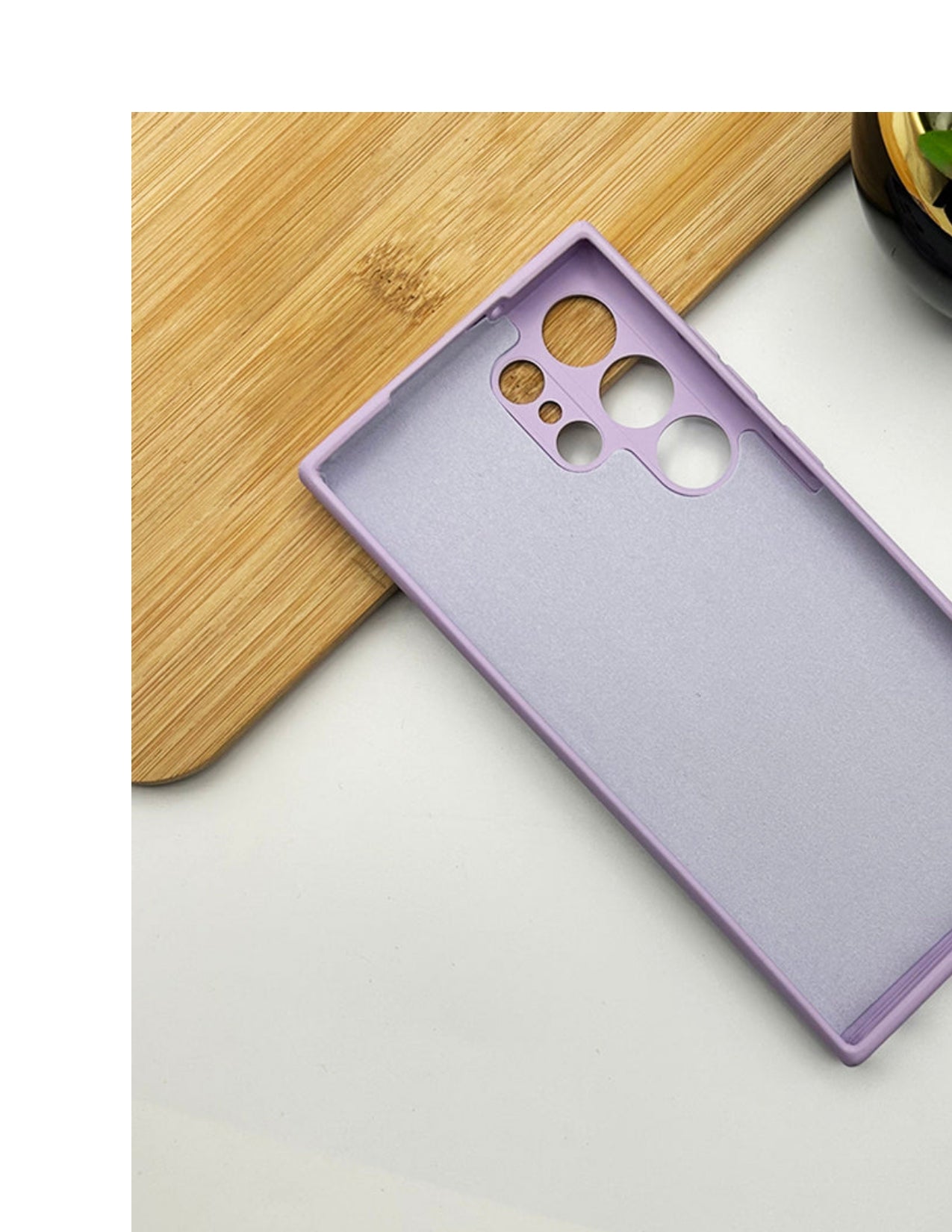 Purple Camera Original Silicone case for Samsung S25 Ultra