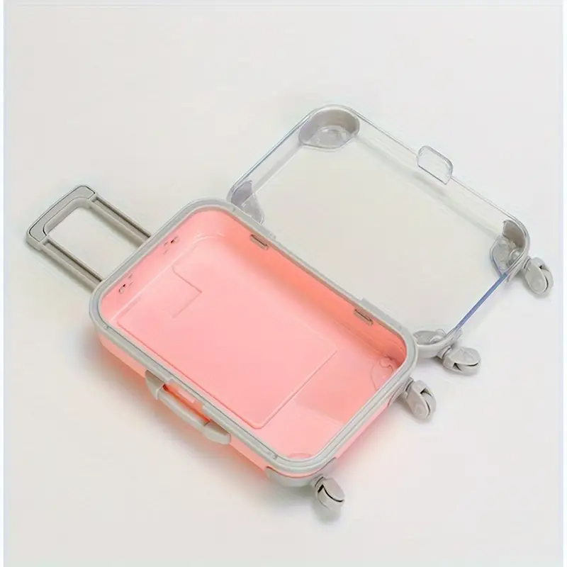 Compact Suitcase Mini Storage Box – Organize in Style!