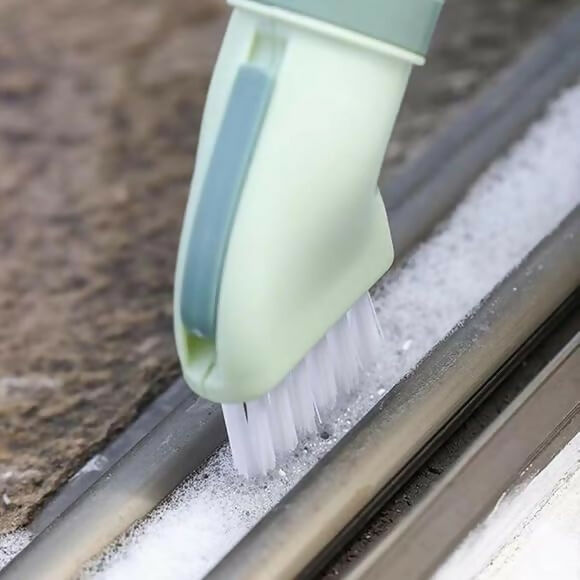 Multi-Purpose Groove Cleaning Brush – Ideal for Window Tracks, Corners & Tile Gaps