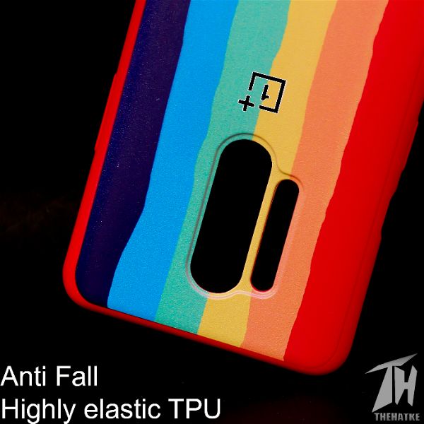 Rainbow Silicone Case for Oneplus 8 Pro