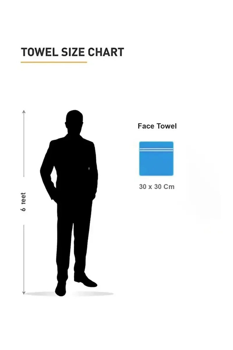 Microfiber Face Towel, (Copper Smith) 2 Pcs - 30 x 30 Cm (Pink)