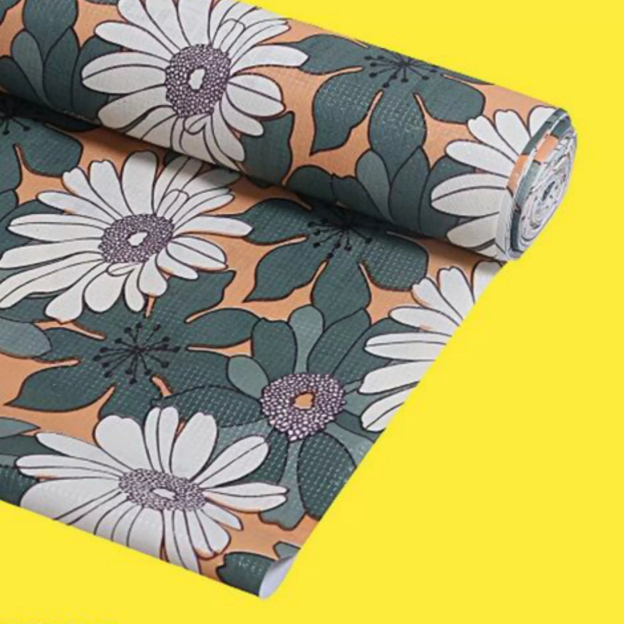 Mopak Decor Shelf Liner used for Wardrobe kitchen cabinet Drawer Slab Roll - (Green)