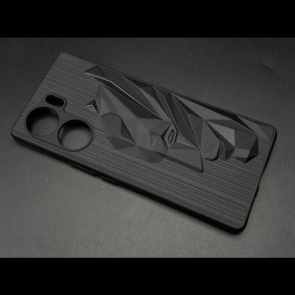 Superhero Engraved logo silicon Case for Vivo V29e 5G