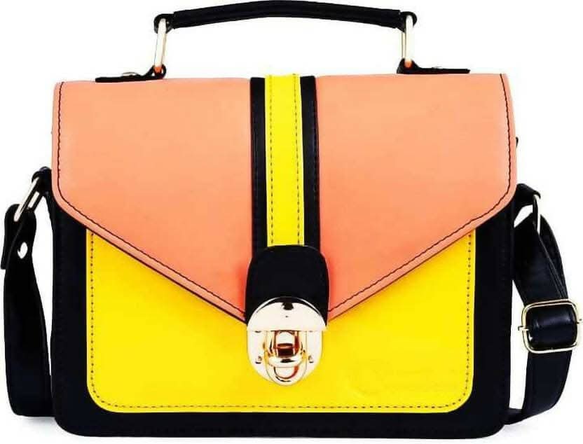 SAGIRON Women Orange, Sling Bag - Regular Size