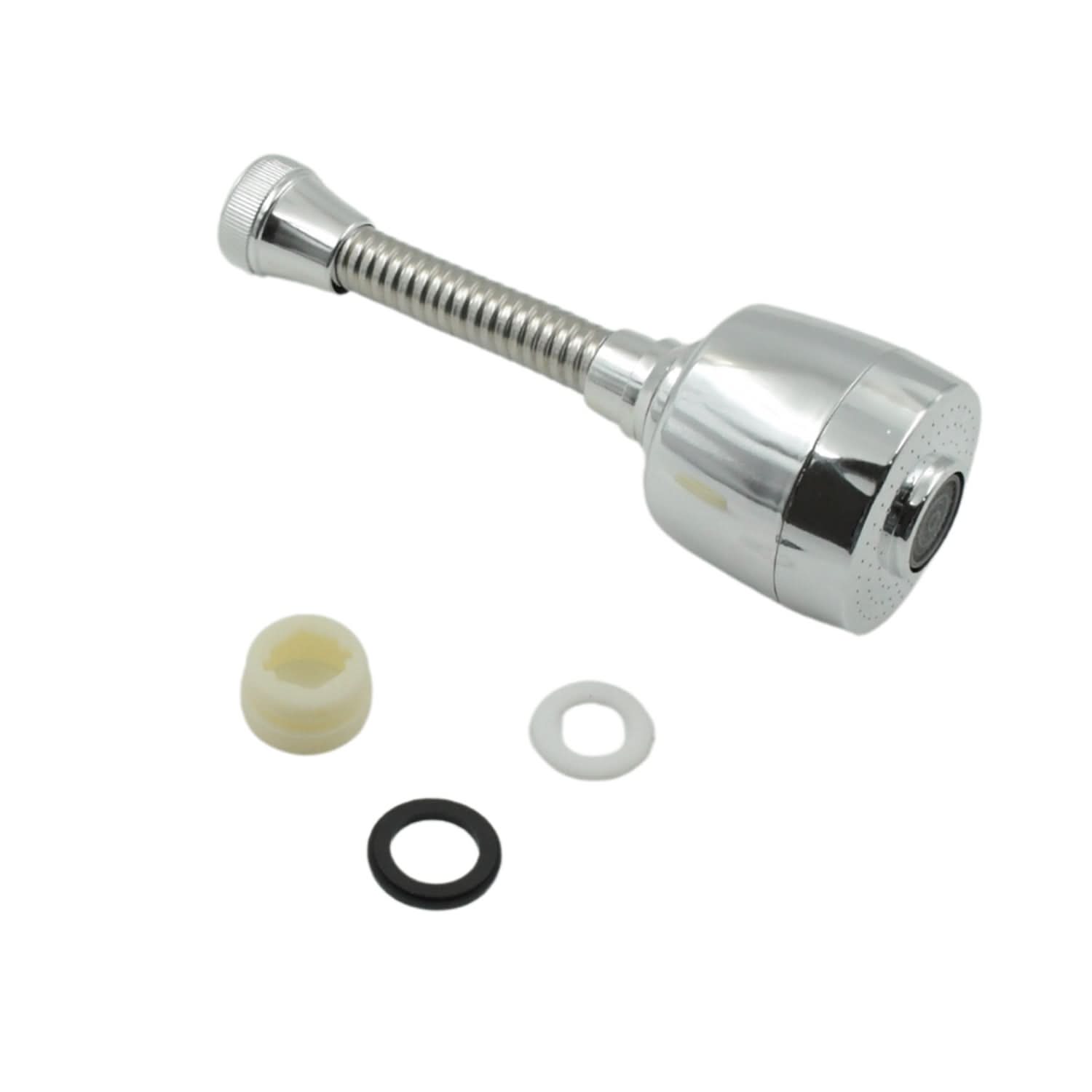 Plastic 360 Degree Rotating Water-saving Sprinkler Faucet Aeratorfor Easy Clean Sink Water Saving Extension Jet Stream Spray Setting Faucet Splash-proof Filter Extender Sprayer For Kitchen Bathroom (6 Inch)