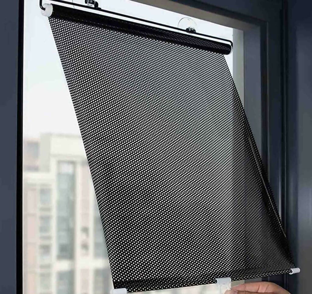 Portable Blackout Curtain Sunshade with Suction Cups for Windows (Kitchen, Bedroom)