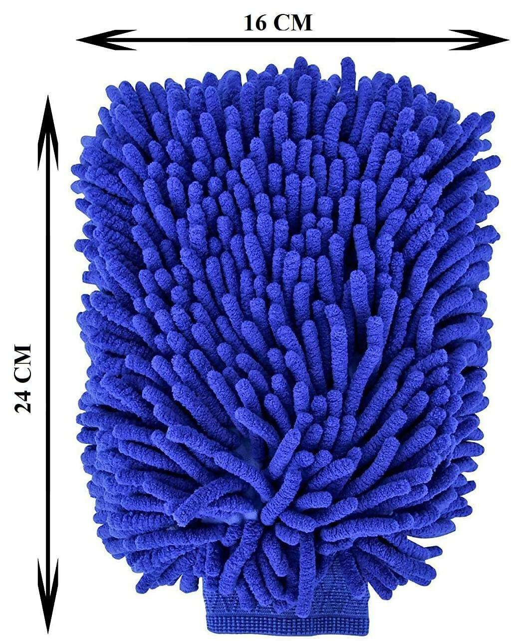 Microfiber Double Sided Dusting Cleaning Gloves Car (Random Color) Pack of 1