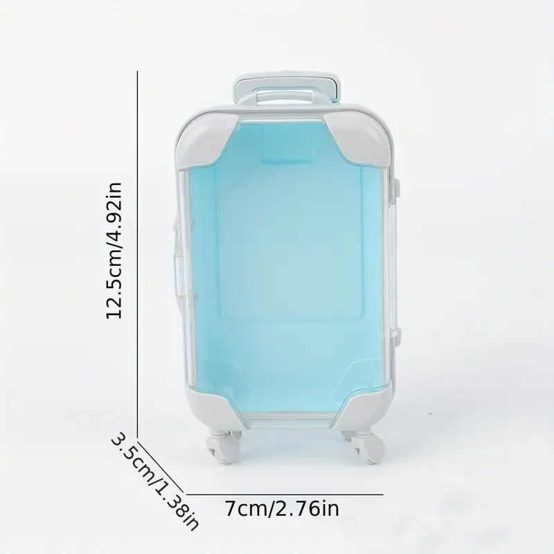 Compact Suitcase Mini Storage Box – Organize in Style!