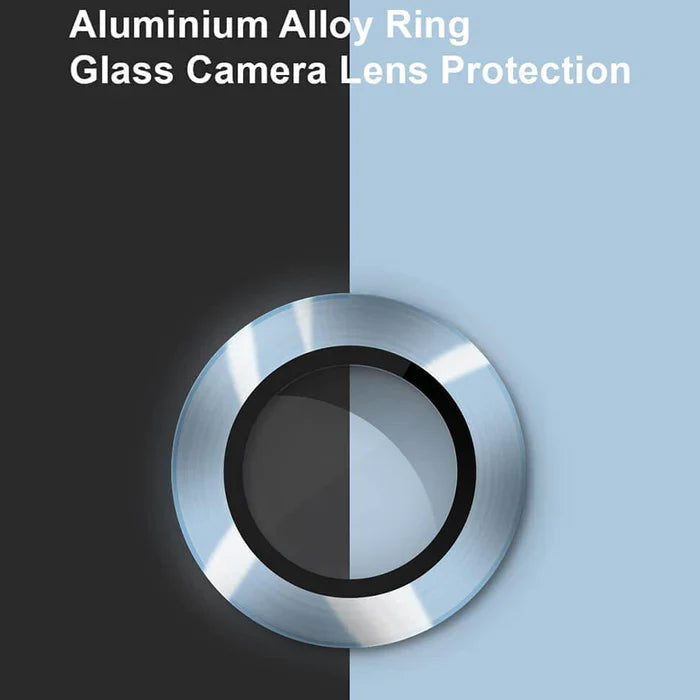 Sierra Blue Metallic camera ring lens guard for Apple iphone 11