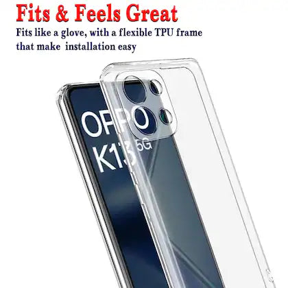 SilicaClear Transparent Silicone Case for Oppo K13 5g