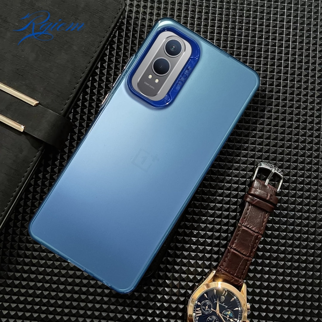 Blue Rgiem Slim Slicone Non-Yellowing Protective Case for Oneplus Nord CE 4 Lite