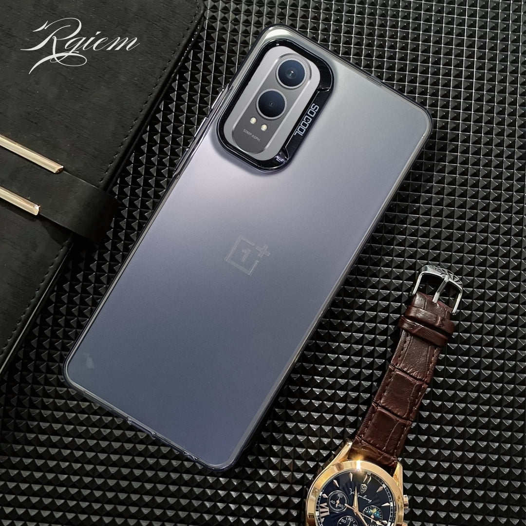 Grey Rgiem Slim Slicone Non-Yellowing Protective Case for Oneplus Nord CE 4 Lite