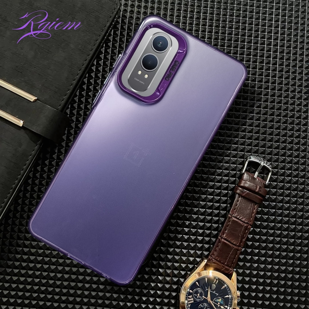 Purple Rgiem Slim Slicone Non-Yellowing Protective Case for Oneplus Nord CE 4 Lite