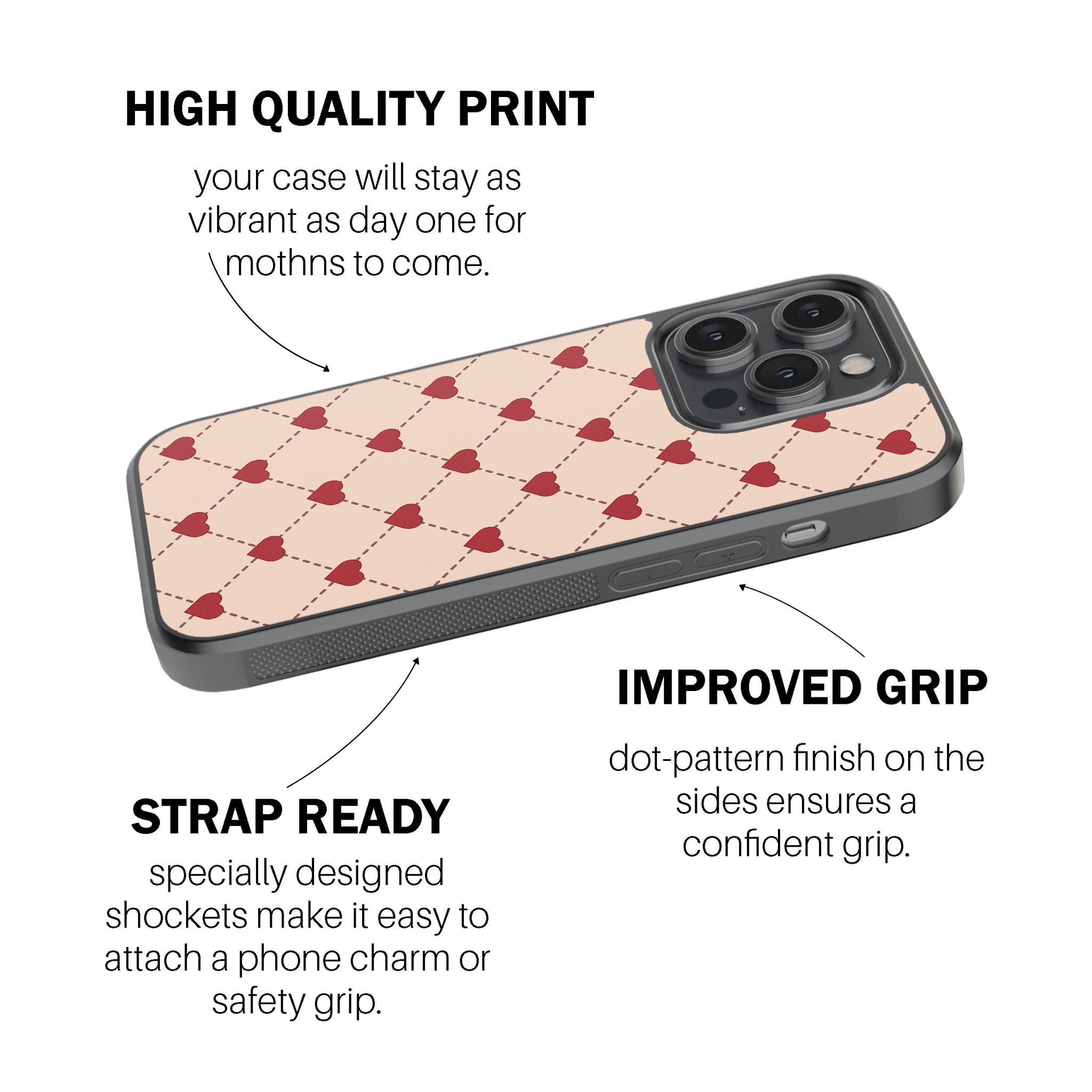 Vintage Red Pattern Phone Cover