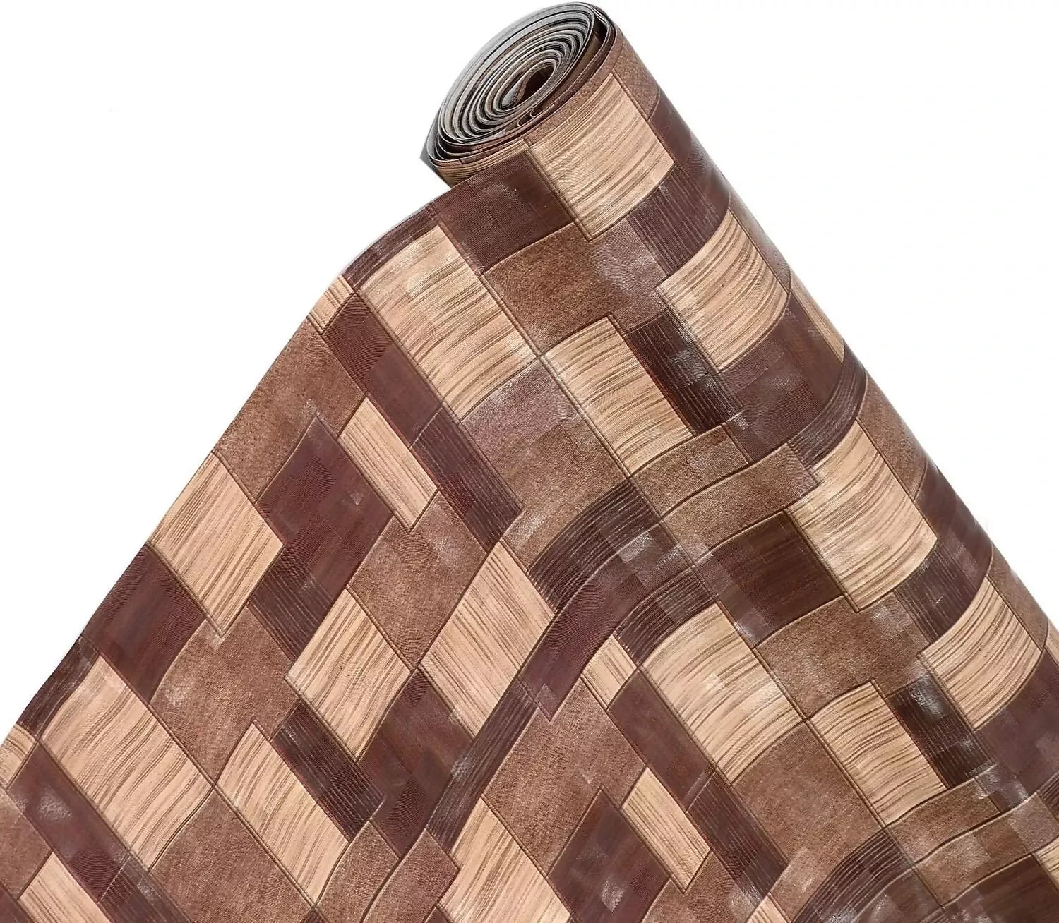 Mopak Decor Shelf Liner used for Wardrobe kitchen cabinet Drawer Slab Roll - (Brown)