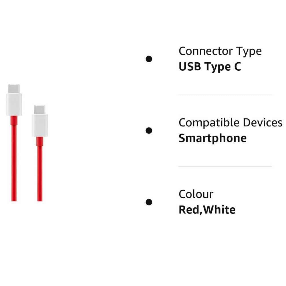 Bachat Club Type C to Type C Fast Charging Cable For Oneplus 65W Dash charging
