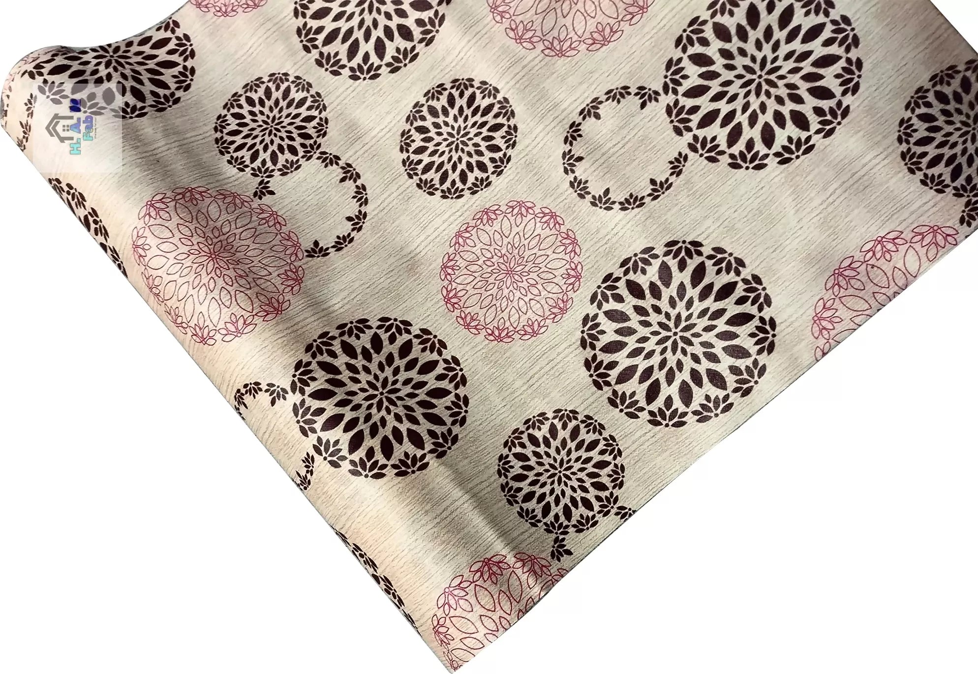 Mopak Decor Polyester Solid Fridge Mat & Cover - 50045 (Brown)