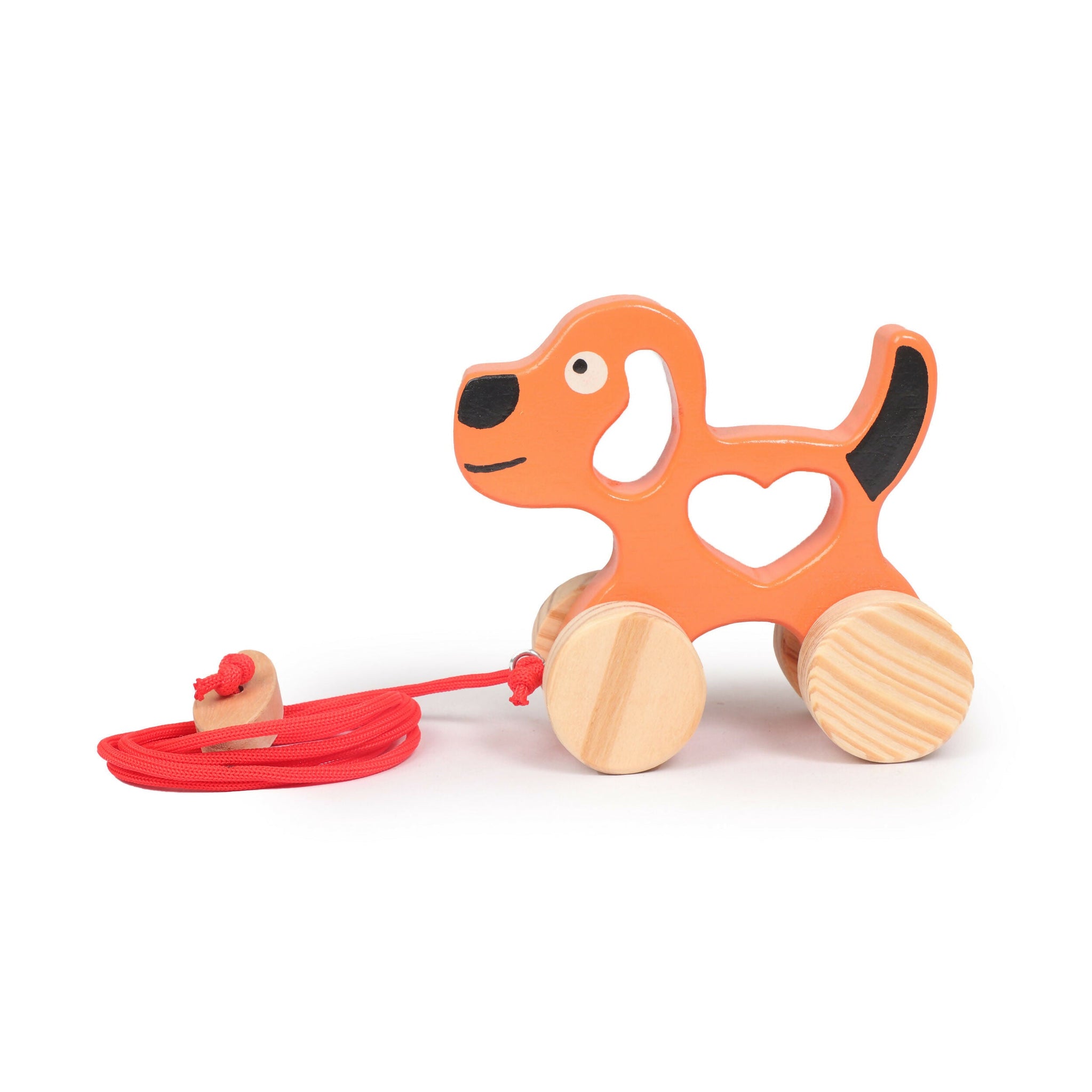 Wooden Jimmy Puppy Push & Pull Toys (1 pcs)