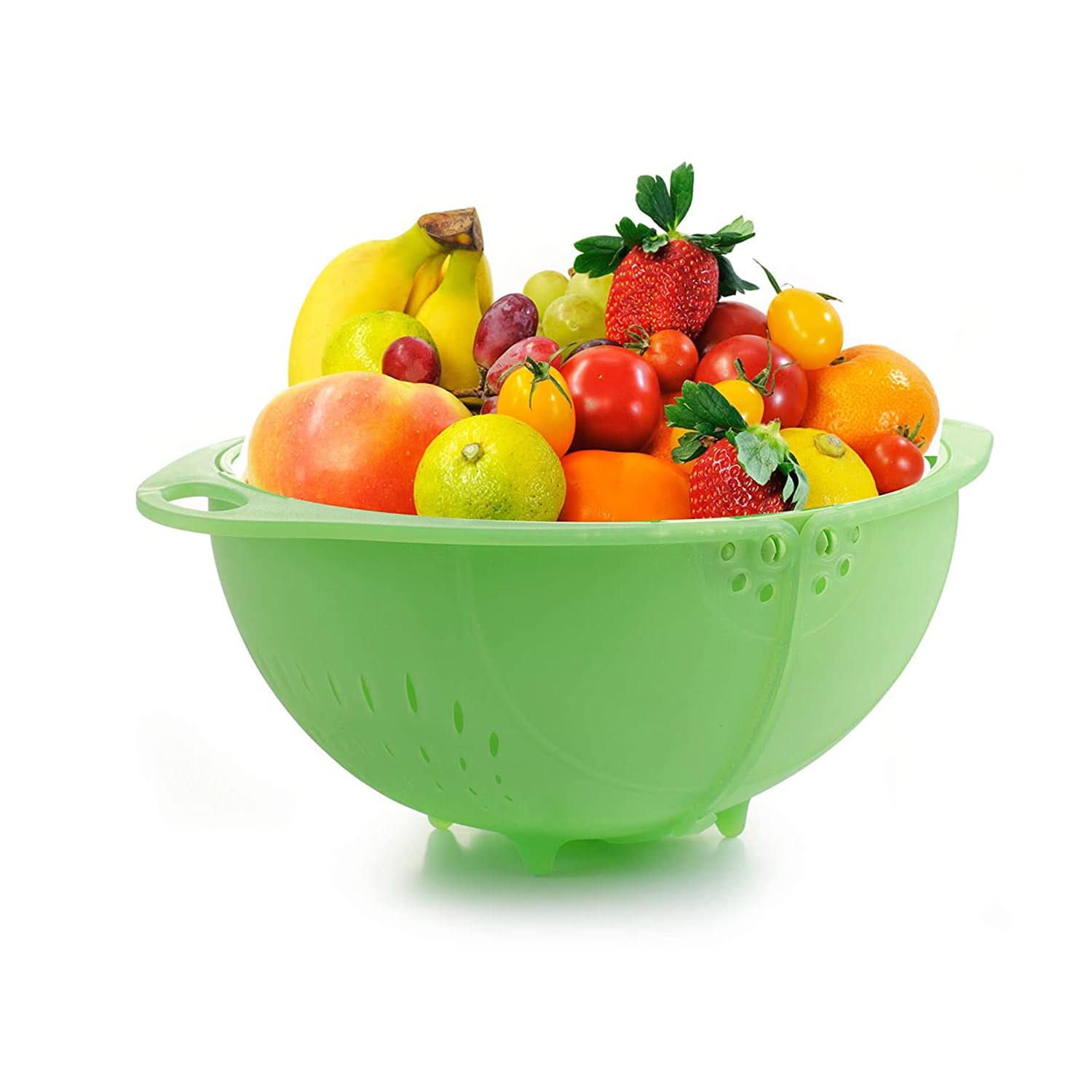 Ganesh Multi-Functional Rice & Vegetable Washing Basket