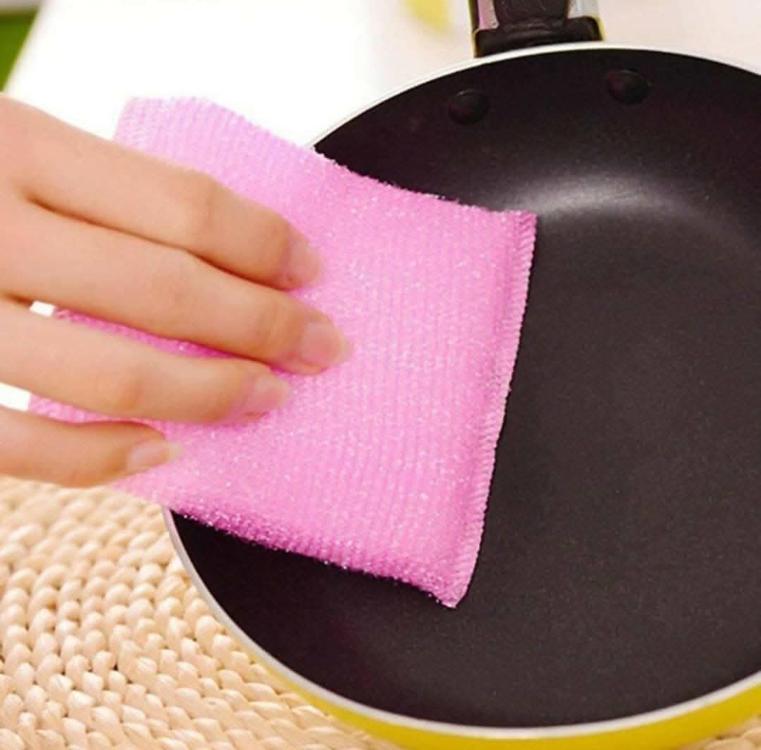 ZEVORA Pack of 16 Multipurpose Foam Sponge Scourer Pad Scrubber Suitable for Dish/Utensils