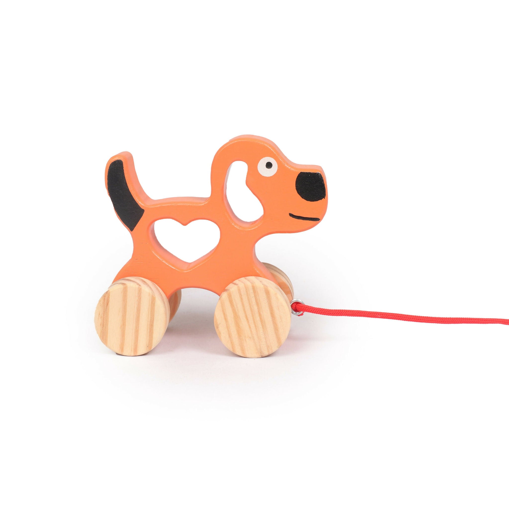 Wooden Jimmy Puppy Push & Pull Toys (1 pcs)
