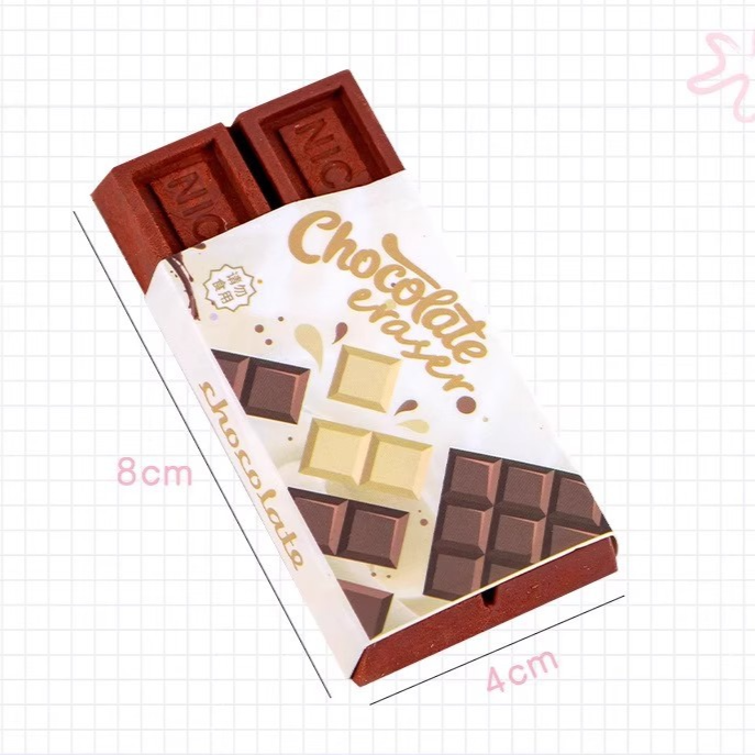 Cute Chocolate Shape Eraser