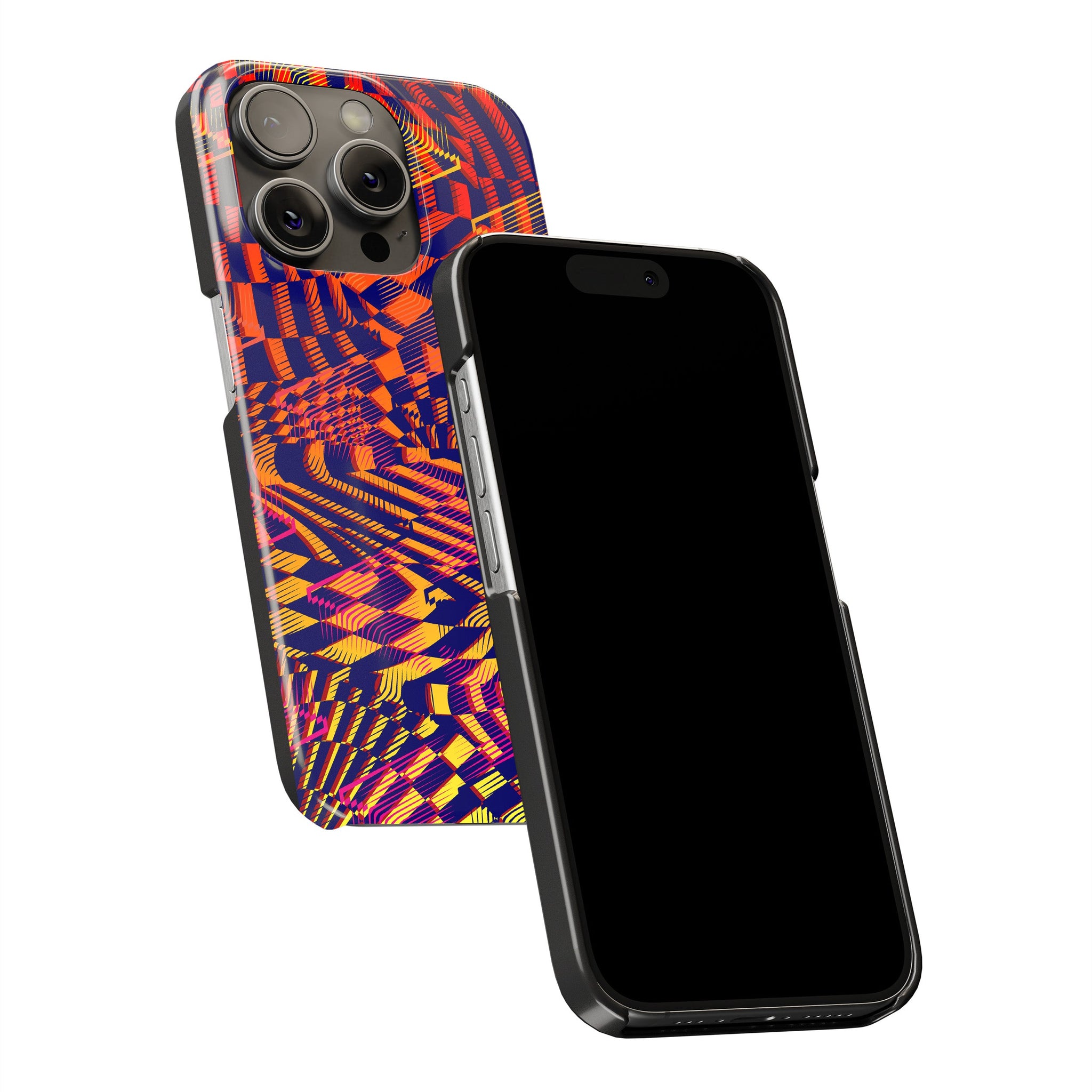Trippy Grid Illusion Phone Cover