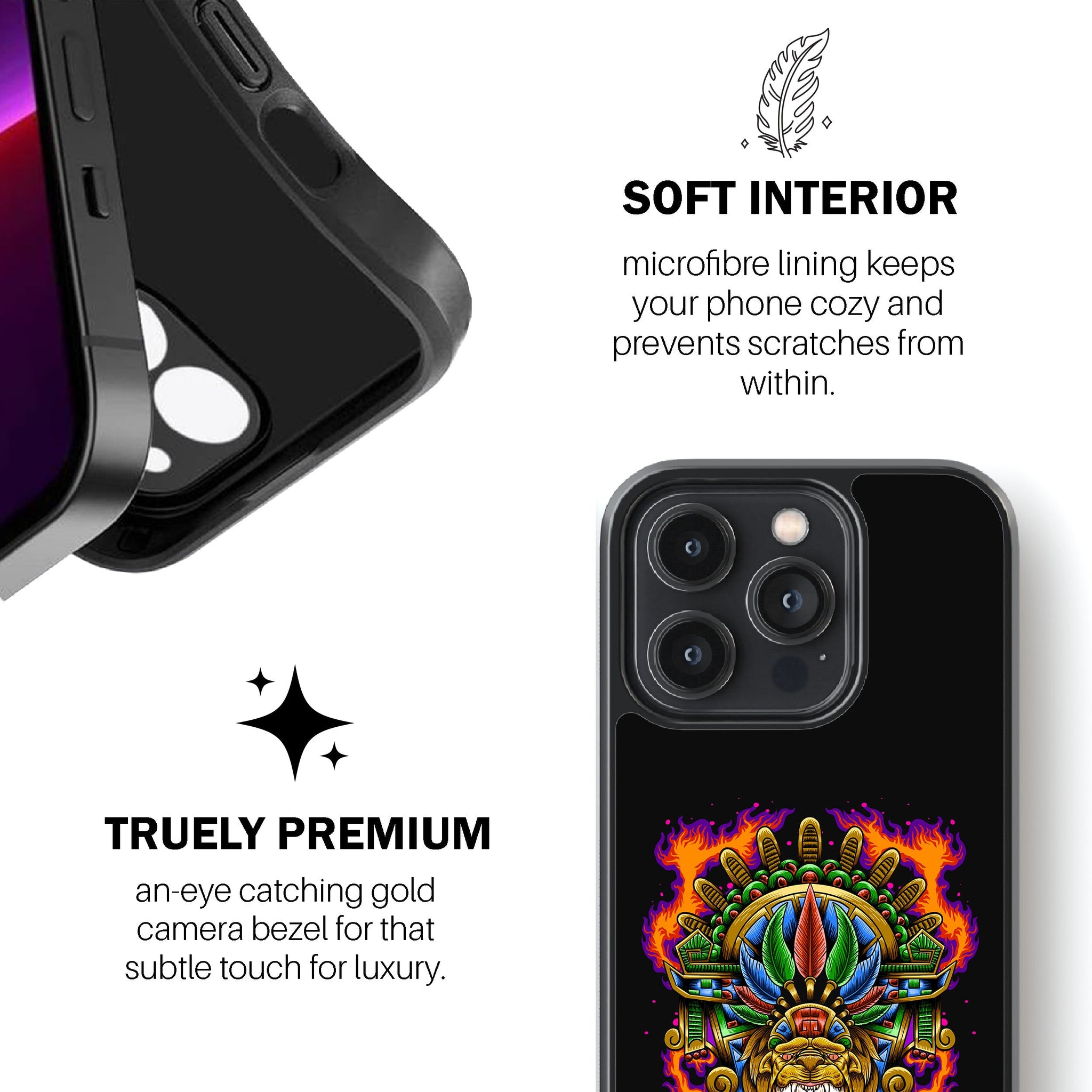 Aztec Flame Warrior Phone Cover
