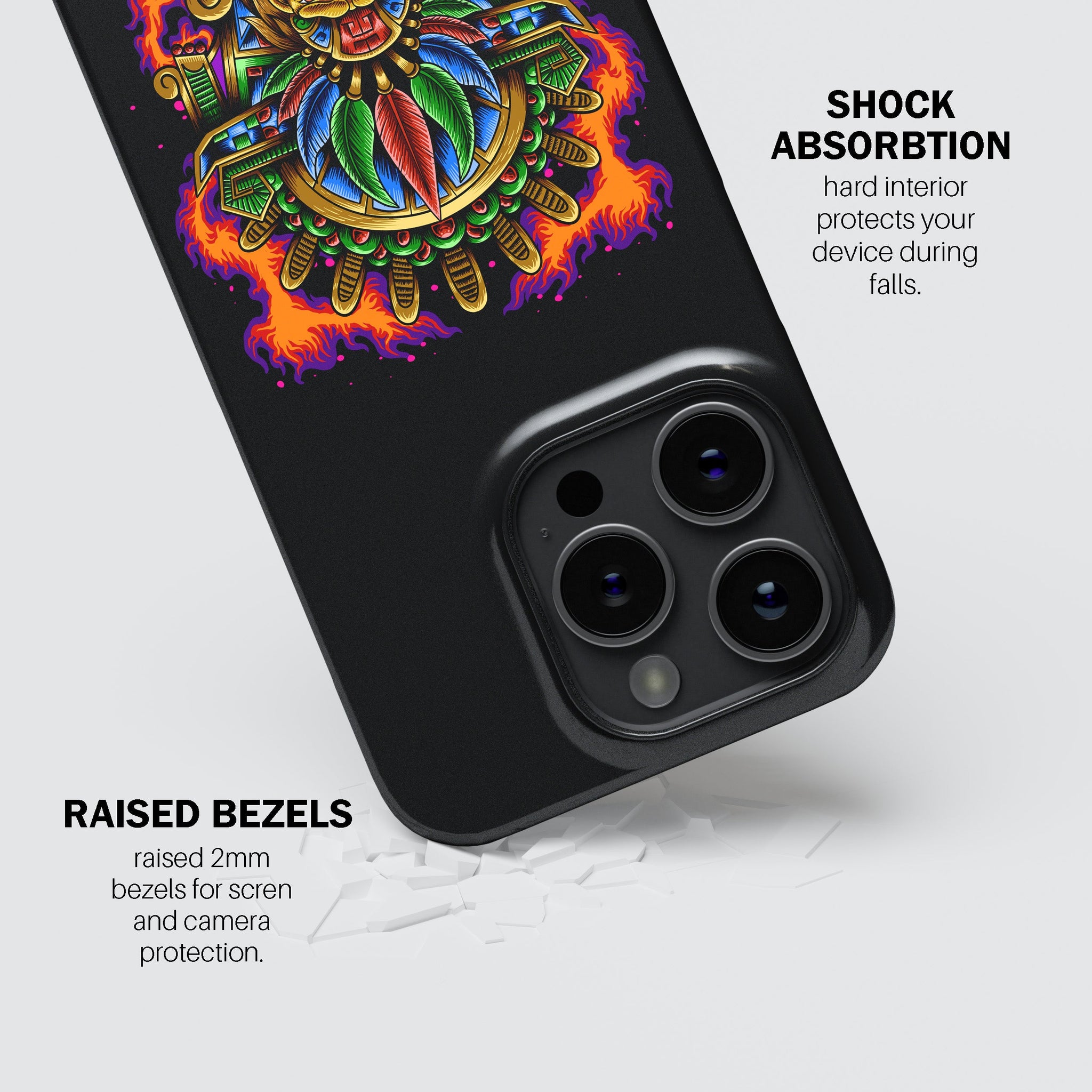 Aztec Flame Warrior Phone Cover