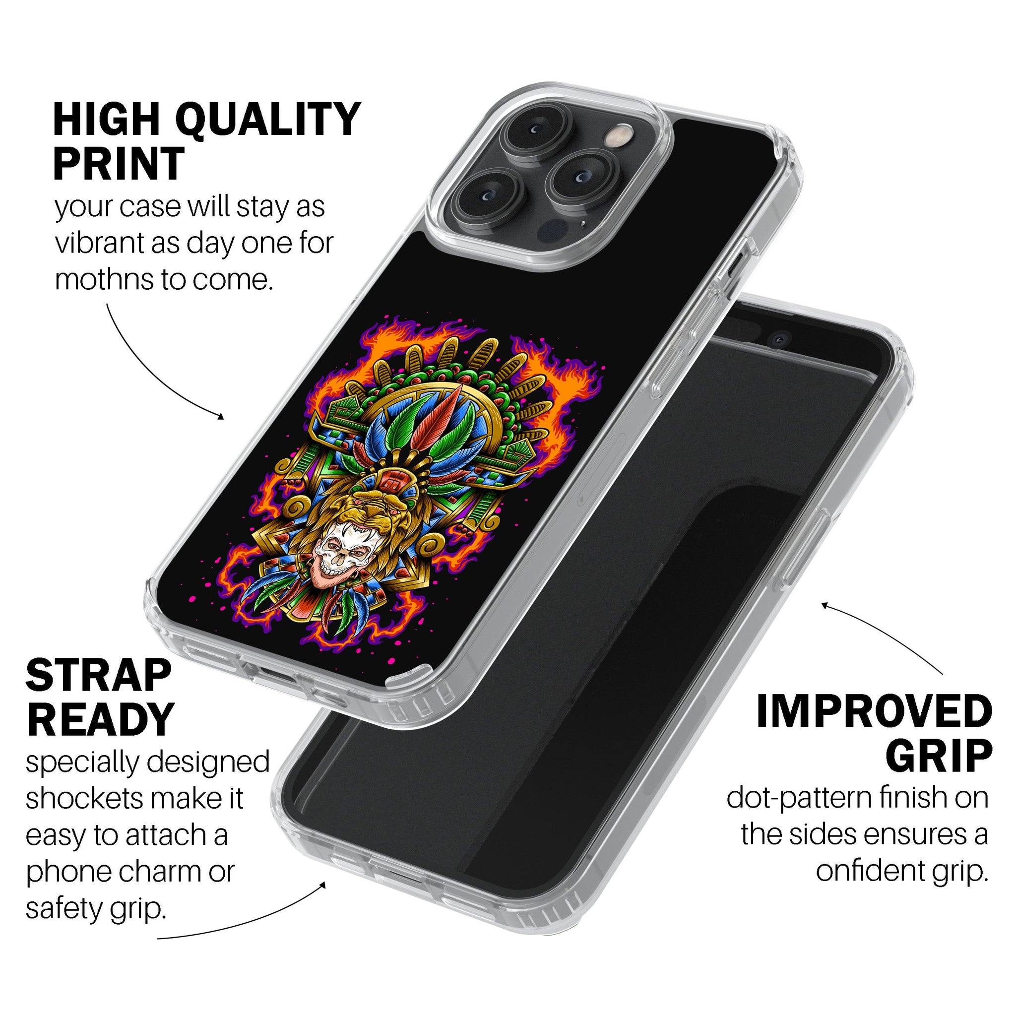 Aztec Flame Warrior Phone Cover