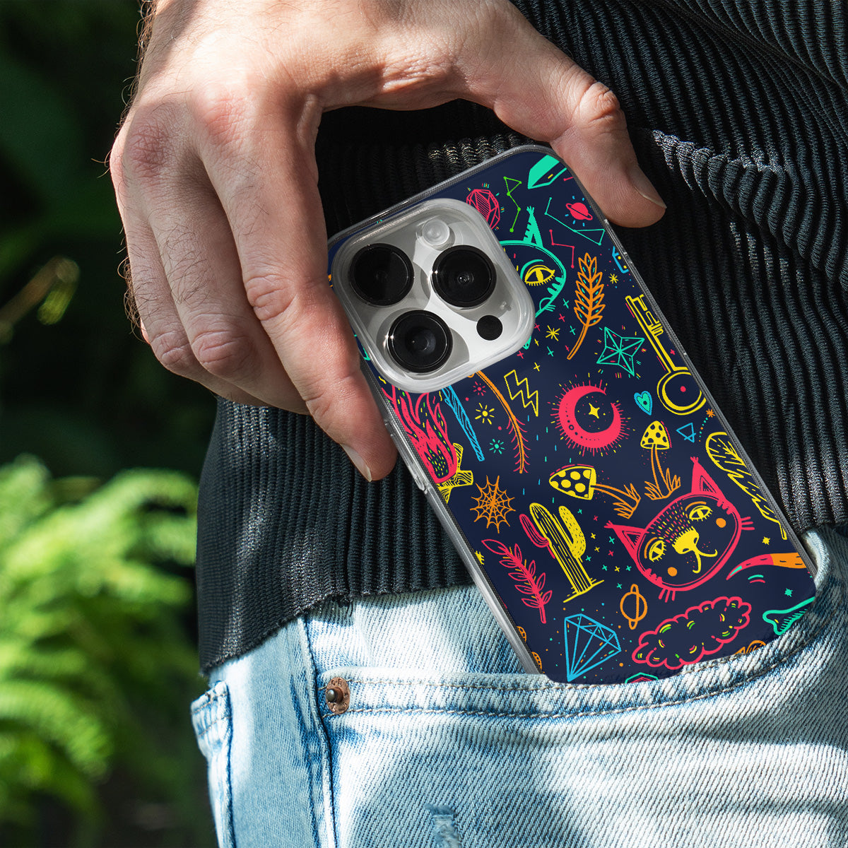 Noir Grace Kaftan Phone Cover