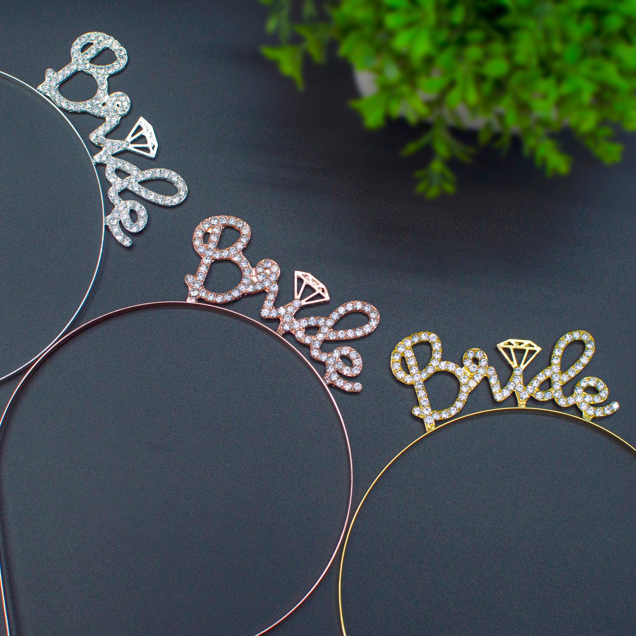 Bride Rhinestone Hairband- Assorted