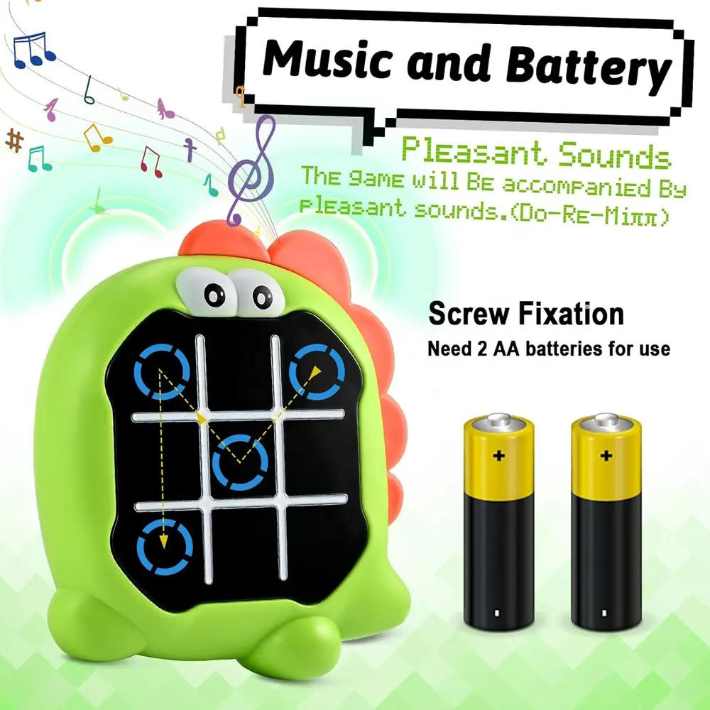 2-in-1 Tic Tac Toe Portable Game - Play Anytime, Anywhere!